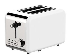 Schäfer Elektronik Toaster Retro 2-ScheibenToaster Toastautomat 850 Watt