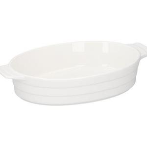 Ovale ovenschaal wit 31 cm -