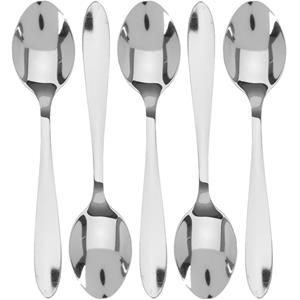 5x Koffie/thee lepeltjes RVS 15 cm - Theelepels