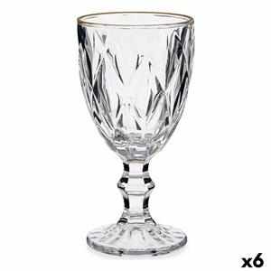 Vivalto Weinglas Golden Durchsichtig Glas 6 Stück (330 Ml)