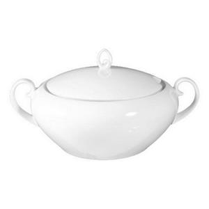 Seltmann Weiden Suppensch&uuml;ssel Rondo / Liane Wei&szlig;, Porzellan, 2,3 L