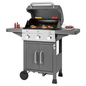 ProfiCook Gasgrill PC-GG 1256, Gasgrill mit 3 Zonen inkl. Brenner (bis 450°C)