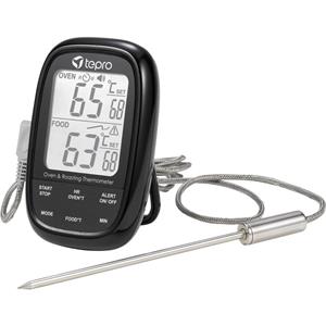 Tepro Grill-Schutzhülle  Garten Grillthermometer Schwarz