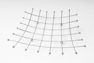 BURI Suppenschüssel Metall Obstschale verchromt Obstkorb Dekoschale Brotkorb Metallschale, Metall