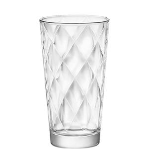 Bormioli Rocco Longdrinkglazen - 6 stuks - relief - glas - 370 ml