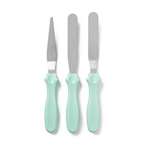 Xenos Taartspatel - mint - set van 3