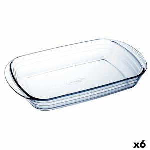 Eurocuisine Ovenschaal Ô Cuisine Ocuisine Vidrio Rechthoekig Transparant Glas 39 x 24 x 6 cm (6 Stuks)