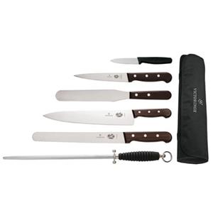 Victorinox 6-delige messenset met 25cm koksmes