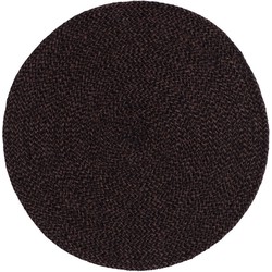 Home Delight  Placemat Ella rond bruin set|4