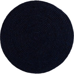 Home Delight  Placemat Ella rond donker blauw set|4