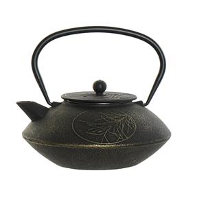 Items Kitchen Theepot Oriental - gietijzer - 850 ml - antiek zwart -