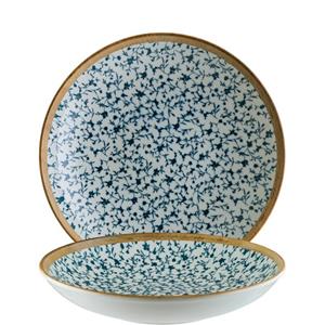 Bonna Diep bord Calif; 1000ml, 23x4 cm (ØxH); wit/blauw/groen; rond; 6 stuk / verpakking