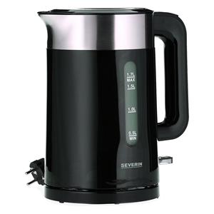 Severin WK 9265 Wasserkocher mit Wasserfilter schwarz/edelstahl