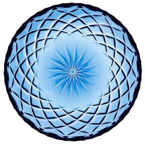 Lyngby Schüsseln, Schalen & Platten Sorrento Teller Glas blau 16 cm Set4 (blau)