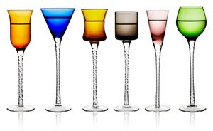 Lyngby Schnapsgläser London Schnappsglas 18 cm Set6 (mehrfarbig)