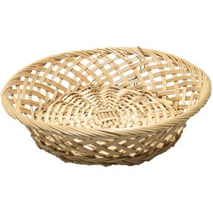 Fruitmand/fruitschaal rond - D33 cm - mandje rotan/riet -