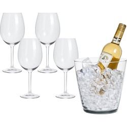 CASA DI ELTURO Luxe Wijnset - Set van 5 - Inclusief Wijnkoeler