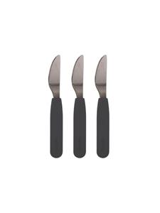 Filibabba Messer aus Silikon 3er-Pack, Stone Grey