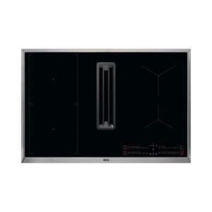 AEG Kochfeld mit Dunstabzug CCE84543XB, Power-Funktion, OptiHeat Control