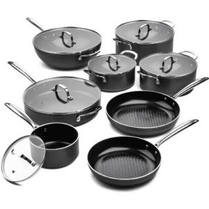 ISENVI Victoria Forged Chef Totaal Pannenset 8 delig - RVS grepen