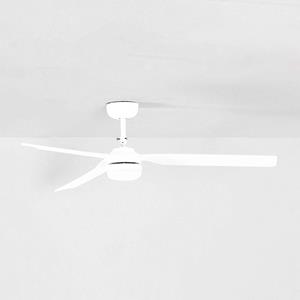 FARO BARCELONA Deckenventilator Punt M DC LED-Leuchte, weiß