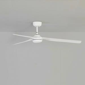 FARO BARCELONA Plafondventilator Punt M, DC 3 bladen, wit