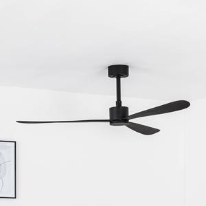 FARO BARCELONA Deckenventilator Amelia, DC-Motor 3 Flügel schwarz