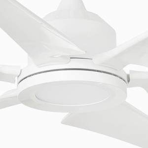 FARO BARCELONA Deckenventilator Cies XL für große Räume, DC weiß