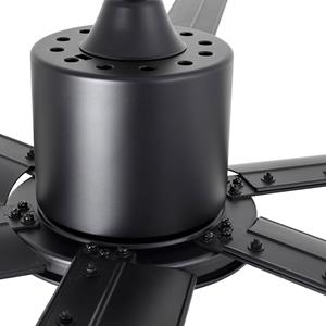 FARO BARCELONA Deckenventilator Andros XL für große Räume schwarz