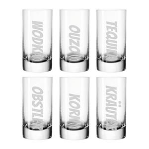 LUXENTU Schnapsglas Schnaps-Ensemble Stamper / Schnapsgläser 55 ml, Glas