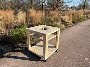 Industrielemeubelshop Buitenkeuken module Tendai steigerhout