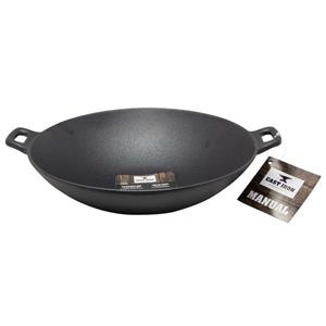 Neuetischkultur Wok Wok Gusseisen 31 cm, Gusseisen (1-tlg), Pfanne Gusseisen