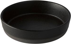 Aida RAW Suppenteller RAW Titanium Black, (6 St), Steinzeug, Ø 19 cm