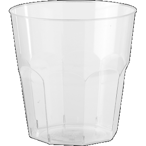 Goldplast Brasserie glas - wijnglas plastic 160cc / 200cc 50 stuks