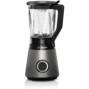 BOSCH Blender MMB6174S VitaPower 30.000 tpm, thermosafe glazen kan 1,5 l, inclusief vijzel + flesje 0,6l