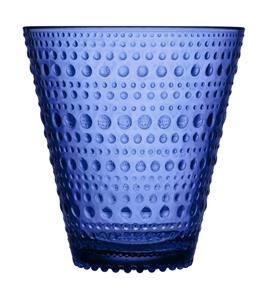 IITTALA - Kastehelmi - Glas 0,30l Ultramarijn set/2