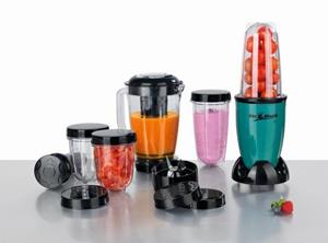 Mr. Magic Küchenmaschine Smoothie Maker - Standmixer -  - 400W, Mixer 18-teilig