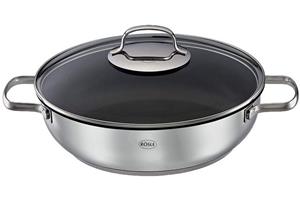 RÖSLE Bratpfanne  Elegance Servierpfanne Ø 28 cm Edelstahl ProPlex Induktion 13163