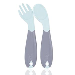Lepel&Vork Babyjem Angled Groen