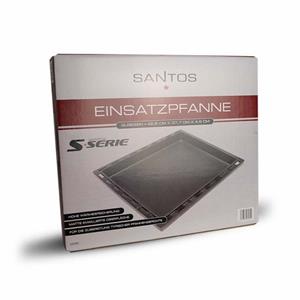 Proregal Grillpfanne Plancha, Einsatzpfanne, für Santos S Serie, 37,7x42,8cm, Gusseisen