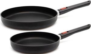 Woll Pfannen-Set Eco Lite, Aluminiumguss (Set, 2-tlg), Ø 24/28 cm, flach, Induktion, Made in Germany