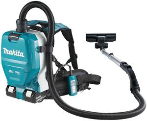 Makita DVC261TX22 2x18V Rugstofzuiger met 2x5,0Ah Accu met Stofafzuigset in Doos