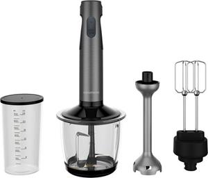 Grundig Stabmixer Set Delisia NovusTM BL 7180, 800 W, Edelstahlkorpus, Soft Start: Antispritz-Funktion, Zirkoniumklingen