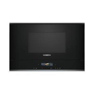 Siemens Einbau-Mikrowelle BF722L1B1, iQ700, Einbau-Mikrowelle, Schwarz, Edelstahl, 21,00 l