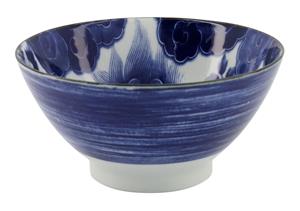 Tokyo Design Studio  Japonism Lion - Ramen Kom - Blauw - 17.8x8.8cm 1000ml