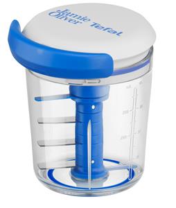 Jamie Oliver by  Fast/Fresh/Flavourful Chop & Shaker Manual Chopper 450ml White & Blue K16443