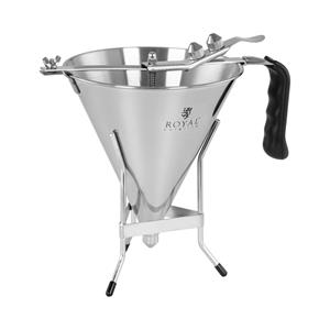 Royal Catering Vultrechter - 1.8 L - roestvrij staal - 3 vultips - ergonomische handgreep