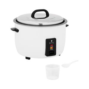 royalcatering Gastro Reiskocher Elektrisch Dampfkocher Reiskochtopf Gemüsegarer 13 l 1.950 w - Schwarz