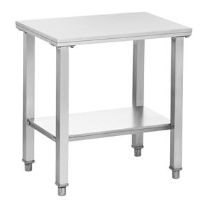 royalcatering Massives Untergestell Für Doppel Fritteuse 62X42cm Edelstahl 150 Kg Belastbar - Silbern