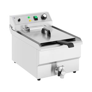 Royal Catering Elektrische friteuse - 13 L - 3000 W - aftapkraan - koude zone